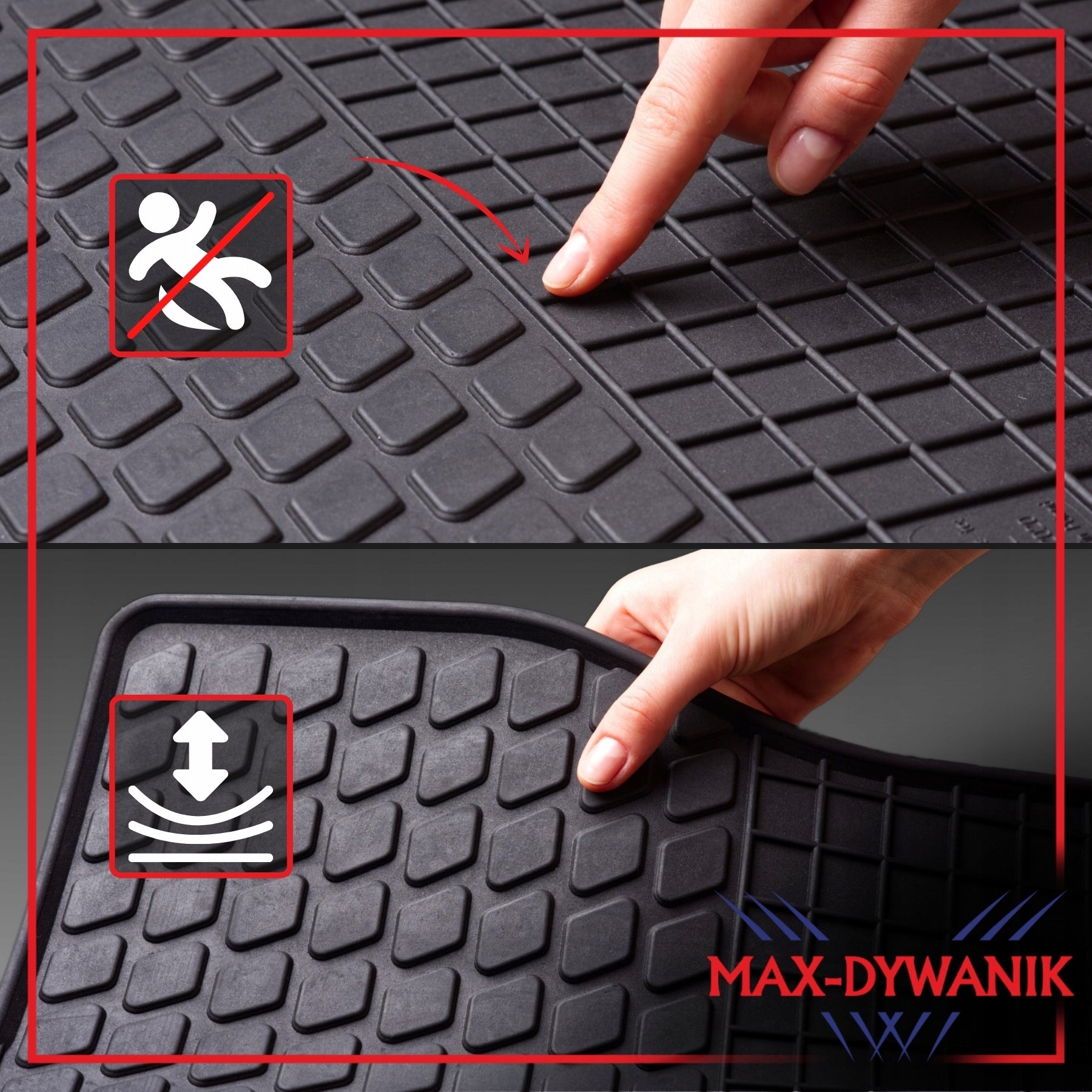 Peugeot 207 since 2006-2012. Rubber mats for car Packaging status original