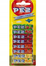 Pez Fruit Candy 4 FLAVORS for Machine 24pcs without Lactose without Gluten