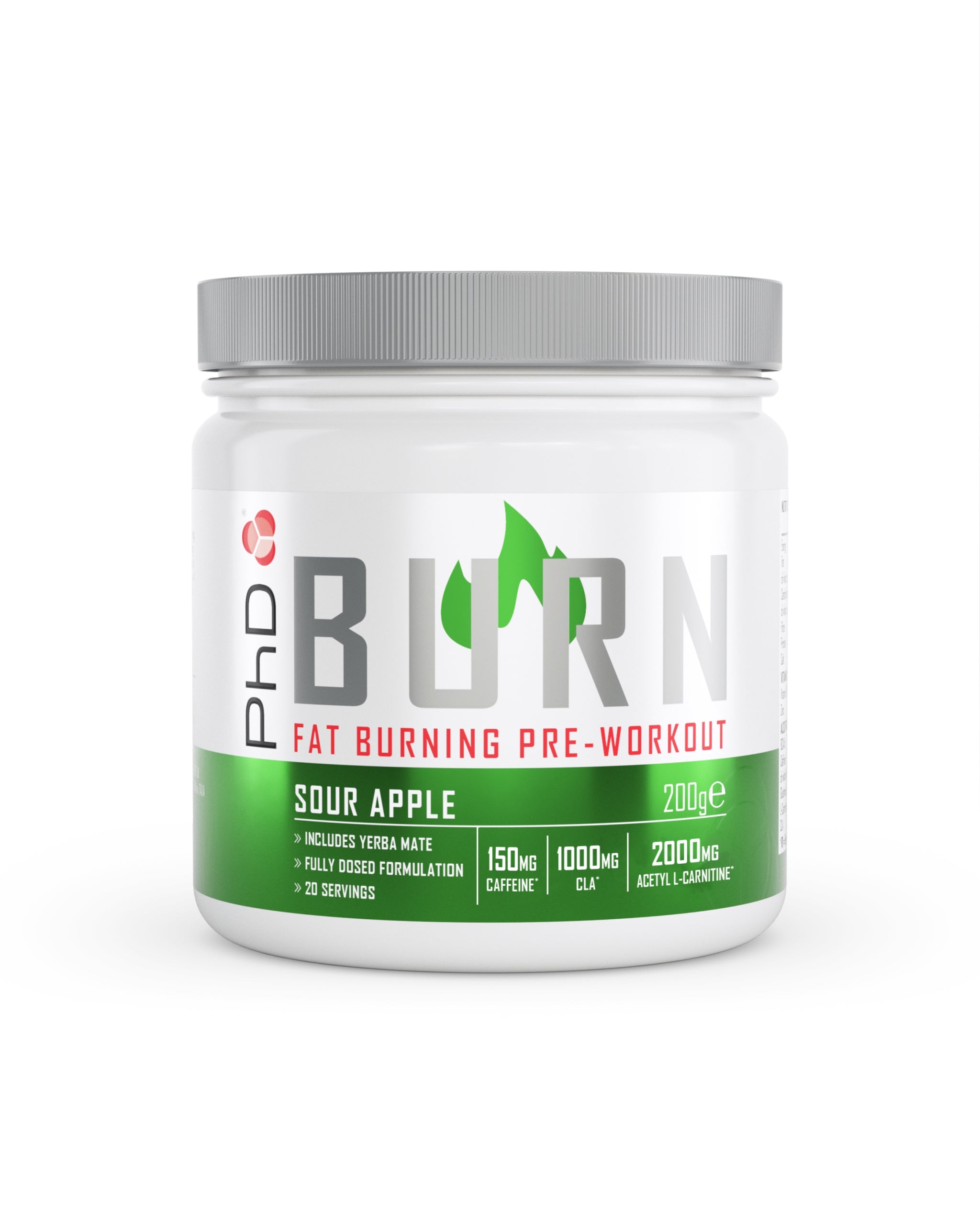 PhD Burn Sour Apple 200g