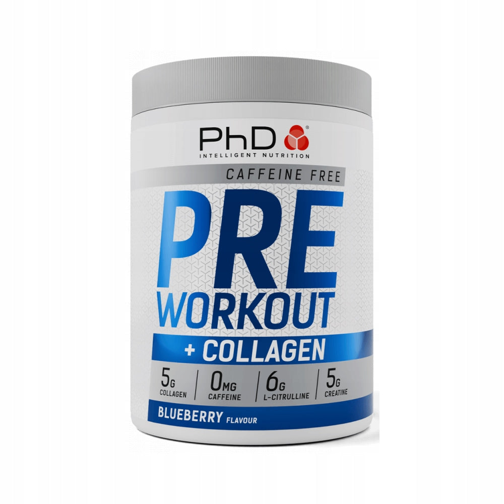 PhD Pre-Workout + Collagen Caffeine Free (20 servings) Blueberry