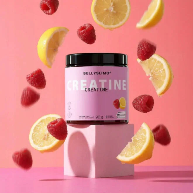 Pharmaverum Bellyslimo Creatin Raspberry-Citrine 201g Expiration date at least six months from the date of purchase