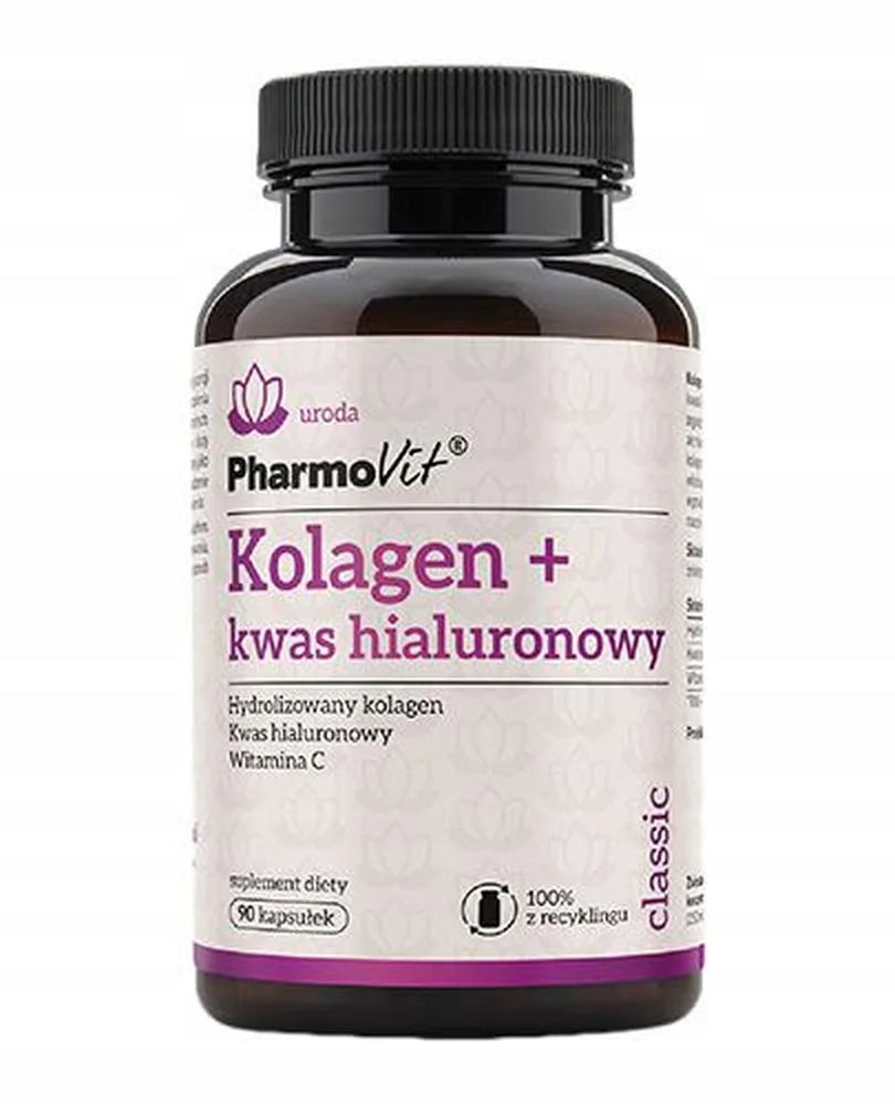 PharmoVit Collagen + Hyaluronic acid 90 kaps.