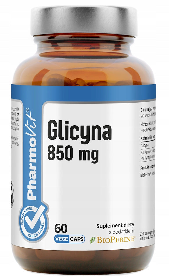 PharmoVit GLYCINE 850mg CALMING MEMORY HEALTHY SLEEP Without additives