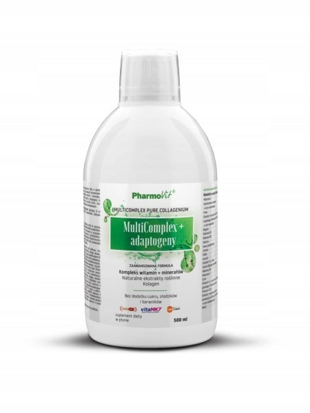 PharmoVit MultiComplex +Adaptogens +Vitamins +Collagen 500ml Manufacturer code 5902811239462