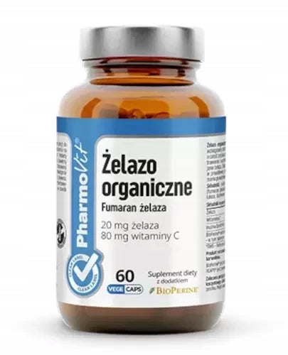 PharmoVit Organic iron 60 capsules