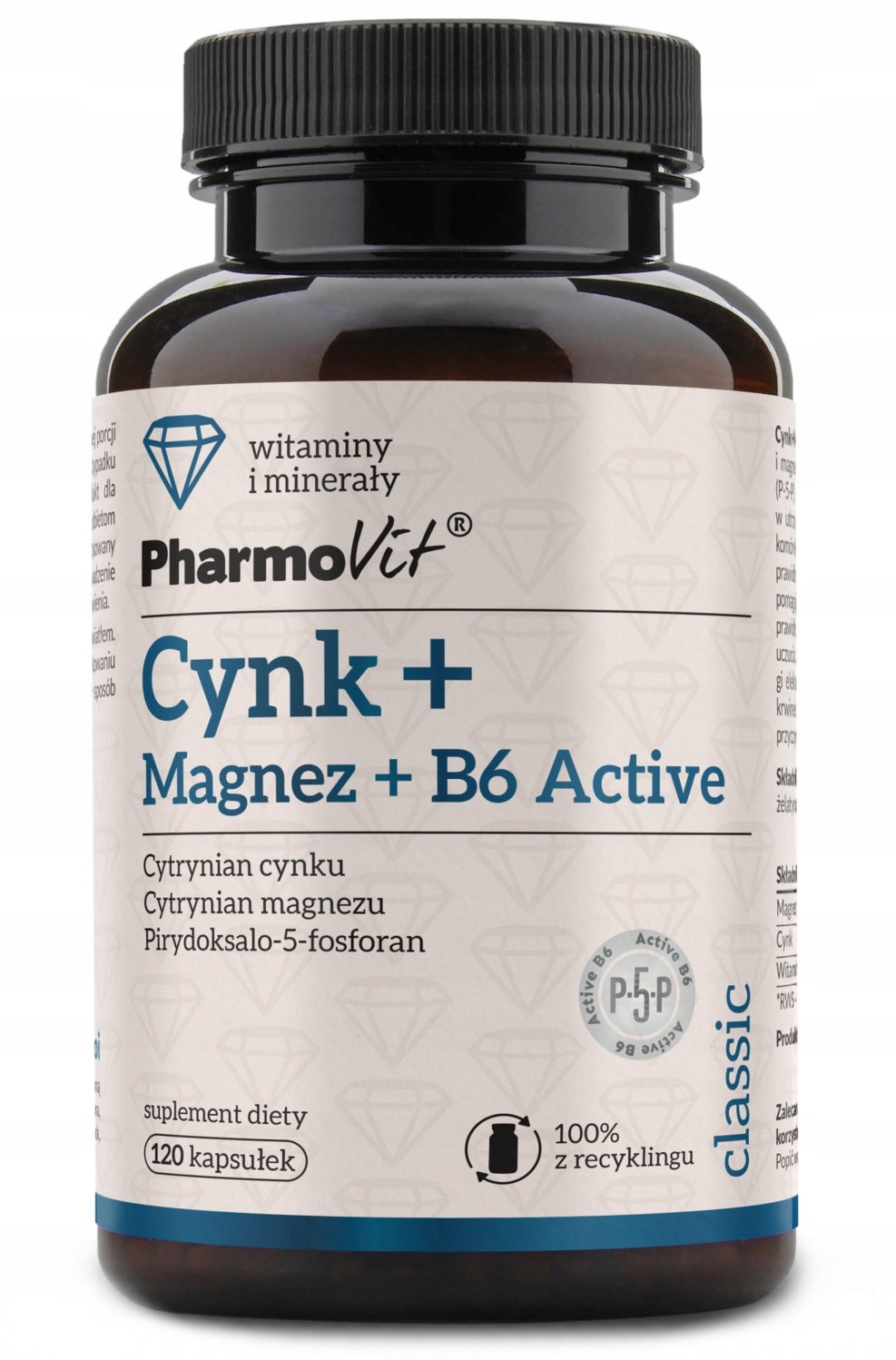 PharmoVit ZINC citrate magnesium VITAMIN B6 120k