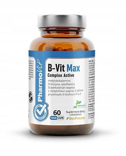 Pharmovit B-Vit Max Complex Active 60 Capsules