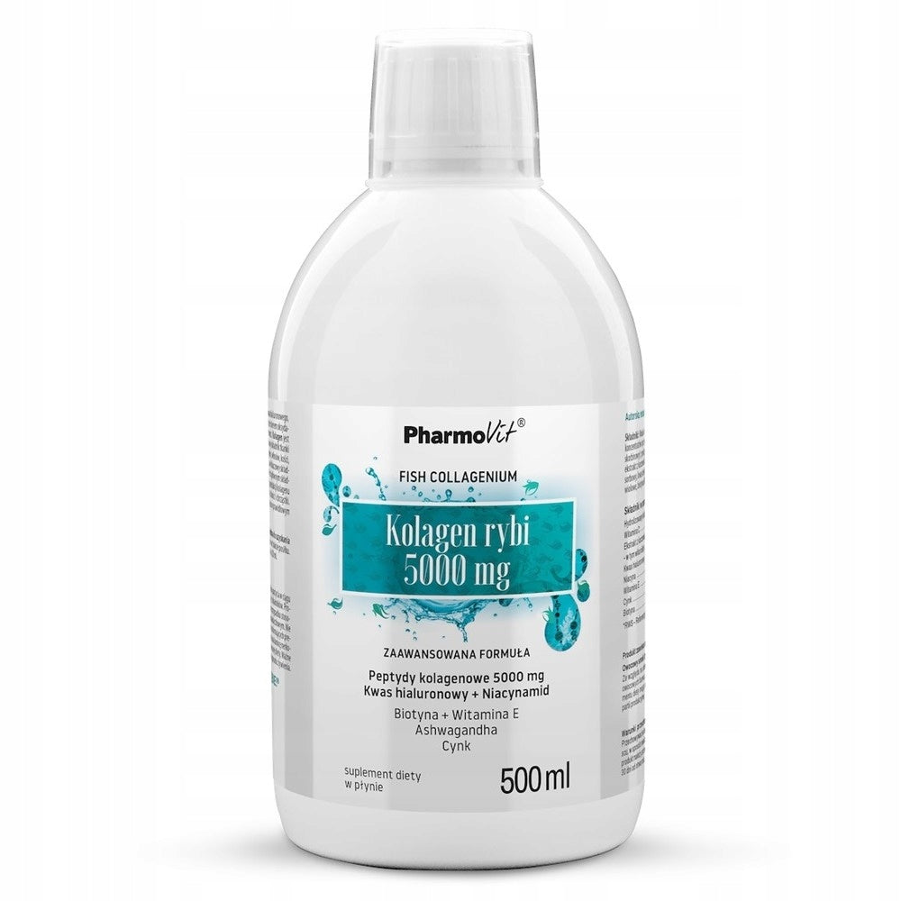 Pharmovit Fish Collagen 5000mg Liquid Dietary Supplement 500ml
