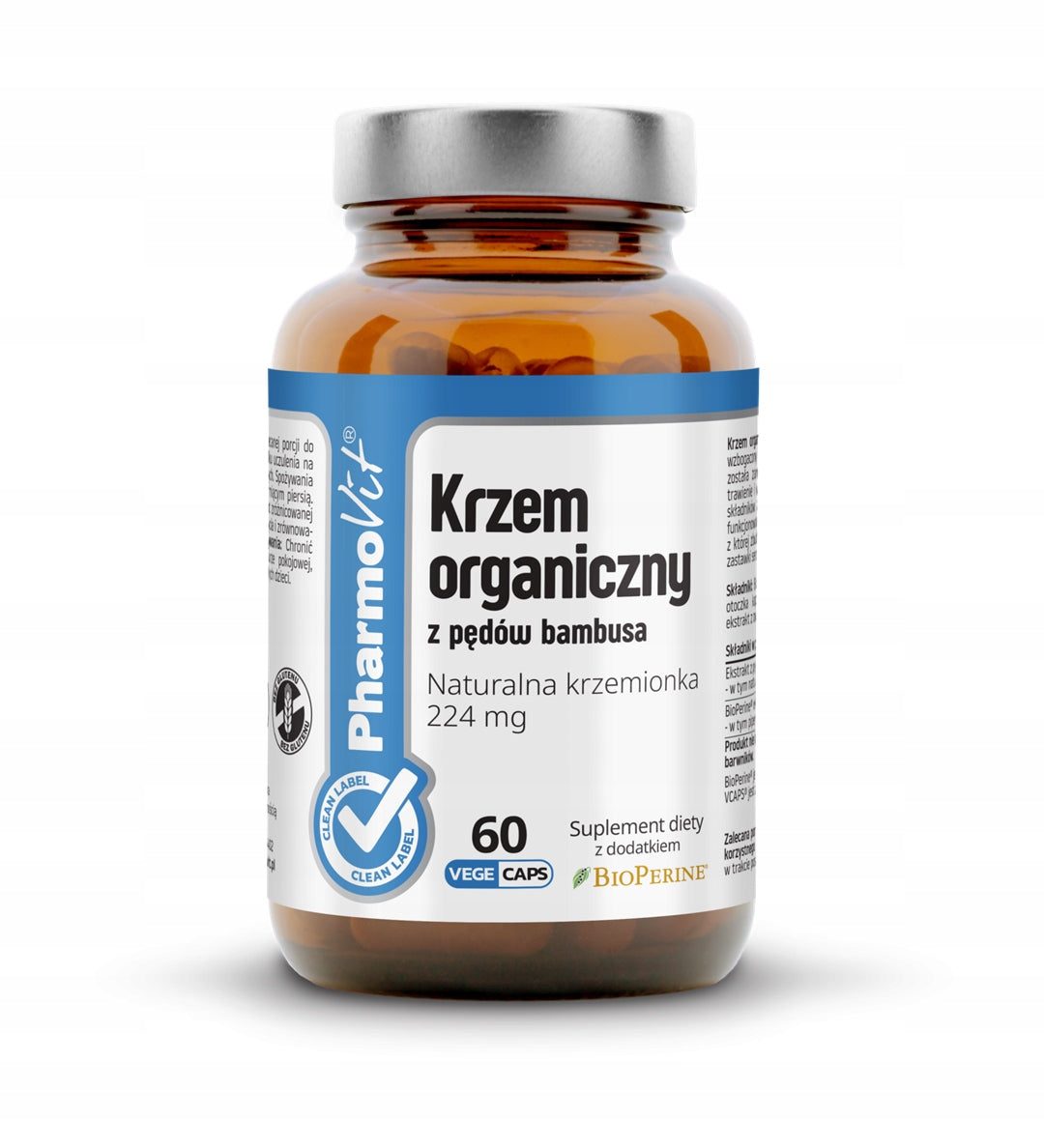 Pharmovit Organic silicon from bamboo shoots, dietary supplement