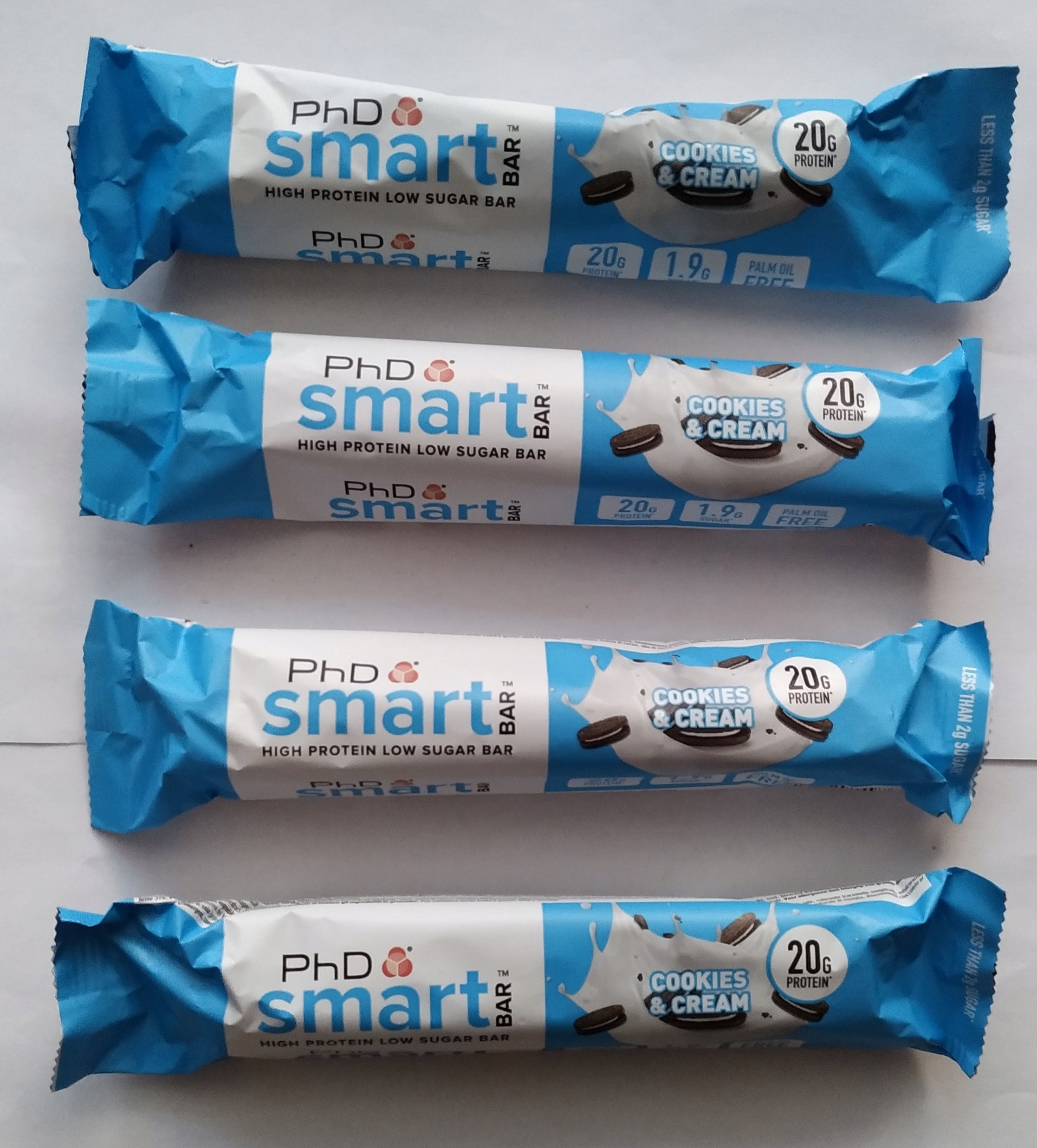 Phd Smart Cookies & Cream Protein Bar 20g Protein Expiration date at least six months from the date of purchase