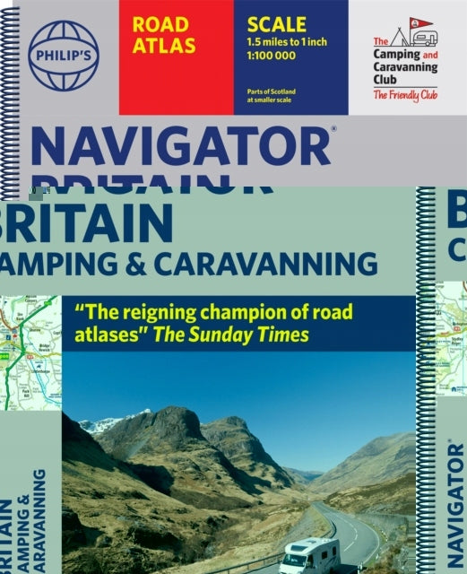 Philip's Navigator Camping and Caravanning Atlas of Britain: (Vierte Auflage, Spiralbindung) 