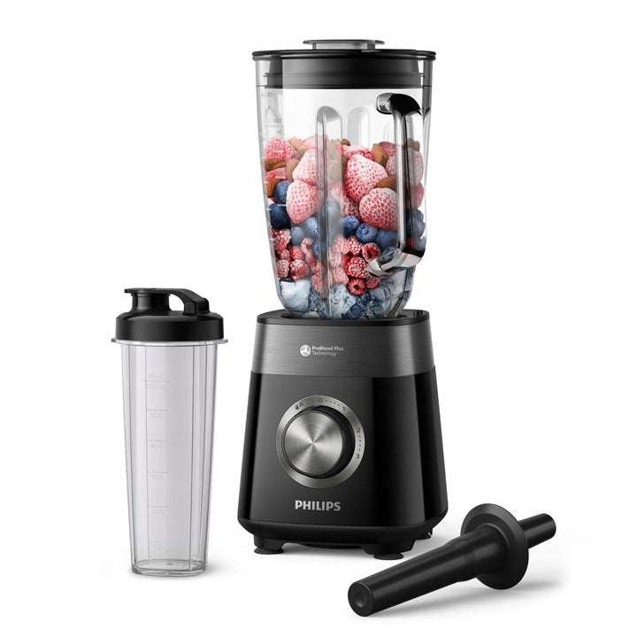Philips 5000 HR3031/00 Cup blender mixer 1200W 2L black + WATER BOTTLE