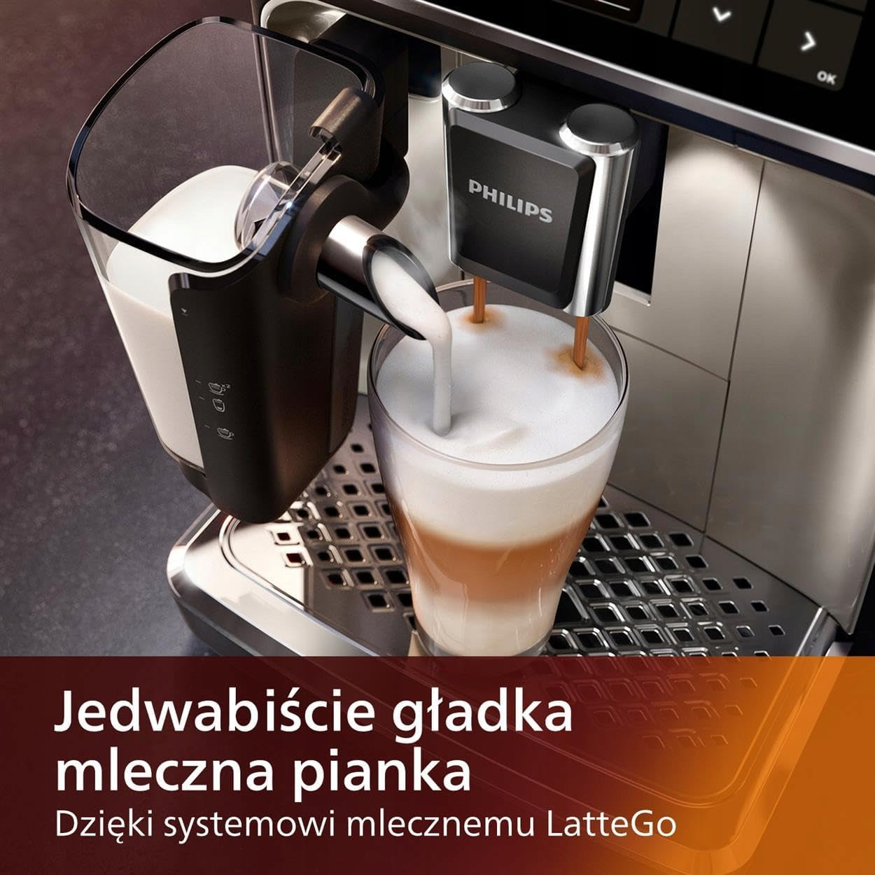 Philips 5400 Series Fully Automatic Coffee Maker Manufacturer code Ekspres do kawy Philips LATTE GO 1500W 15 bar