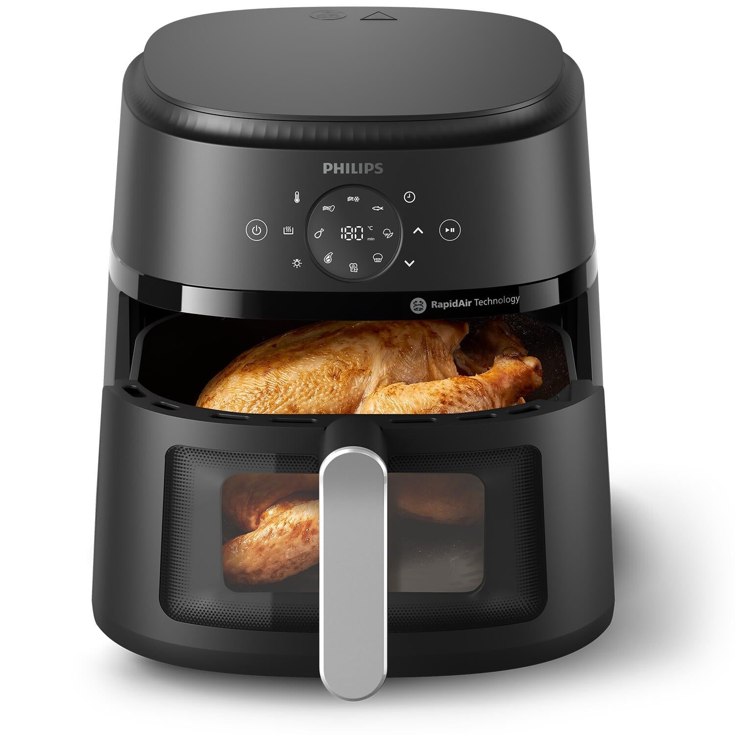 Philips Air Fryer NA231/00 1700 W 6.2 l Dominant color black