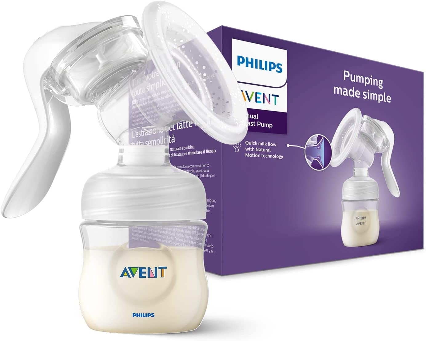 Philips Avent 125 ml manual breast pump