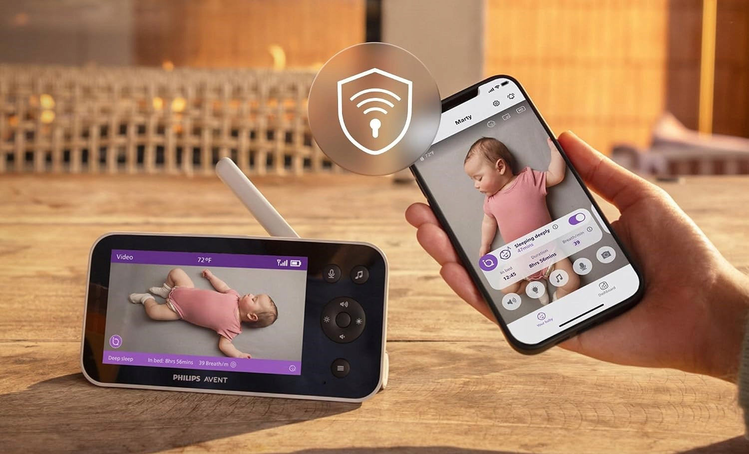Philips Avent Premium SCD974/26 Baby Monitor HD AI Electronic Camera Packaging status original