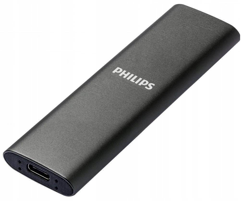 Philips External SSD 1TB Ultra Speed Grey Manufacturer Philips