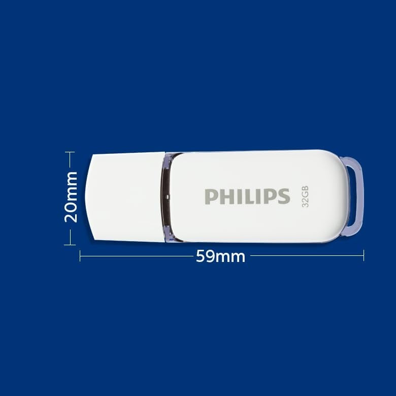 Philips FM32FD70E 32 GB USB 2.0 white Capacity 32 GB