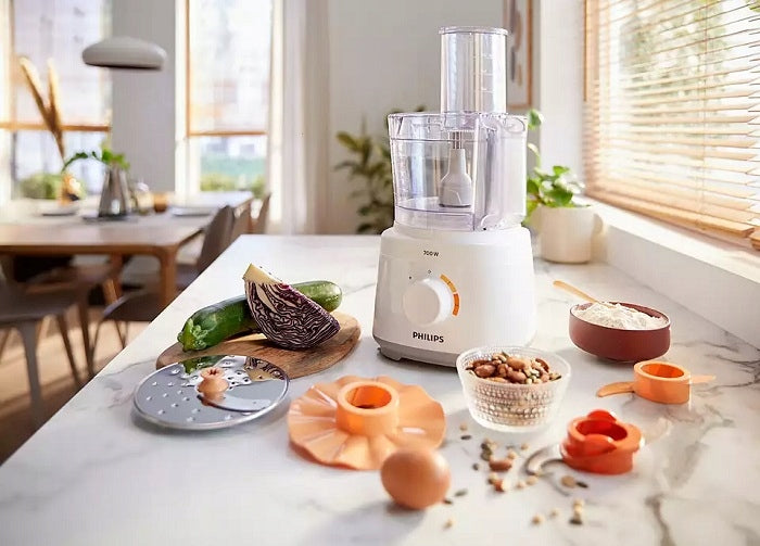 Philips HR7320 Daily Collection Compact Food Processor 700W 19 Functions Packaging status original