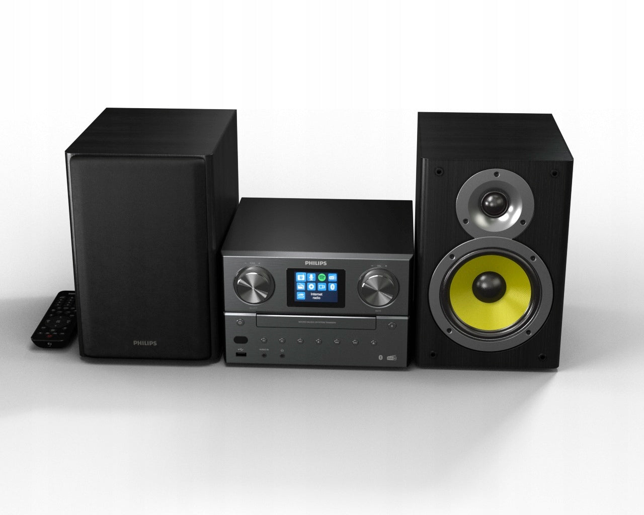 Philips Micro Tower Internet Radio, DAB+, USB Spotify Connect, CD, MP3-CD Manufacturer code TAM8905/10