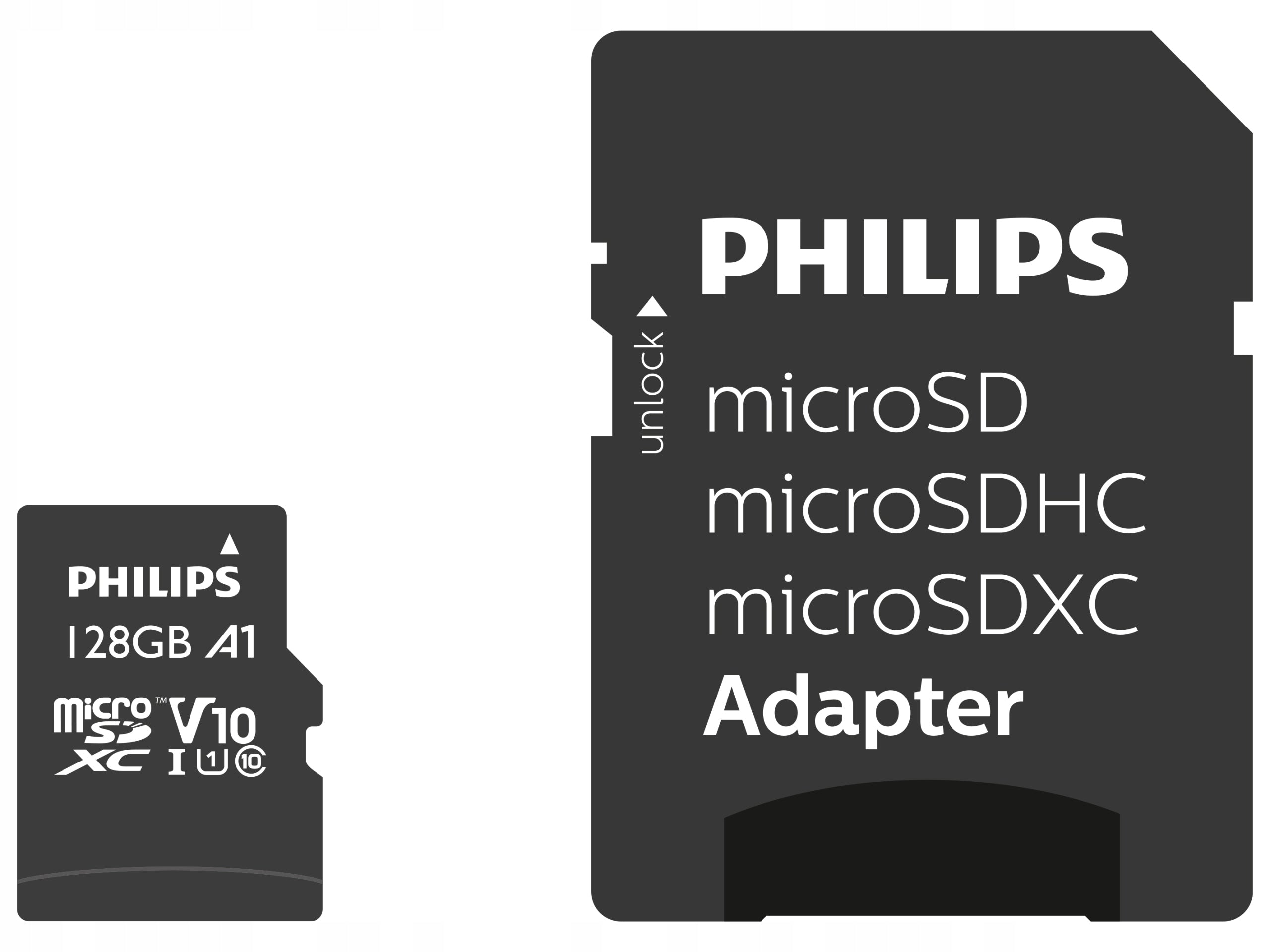 Philips MicroSDXC Card 128GB Class 10 UHS-I U1 incl. adapter