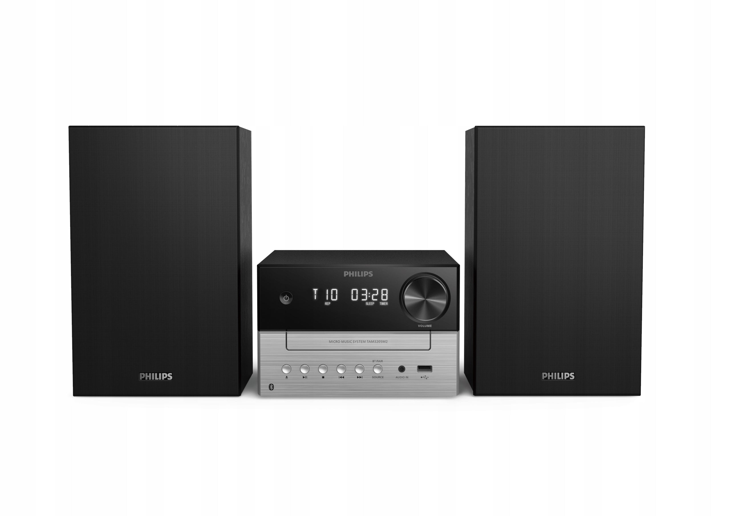 Philips Mikrověž Bass reflex 20 W Bluetooth 5.4 FM, CD, USB TAM3205M2 Model TAM3205M2
