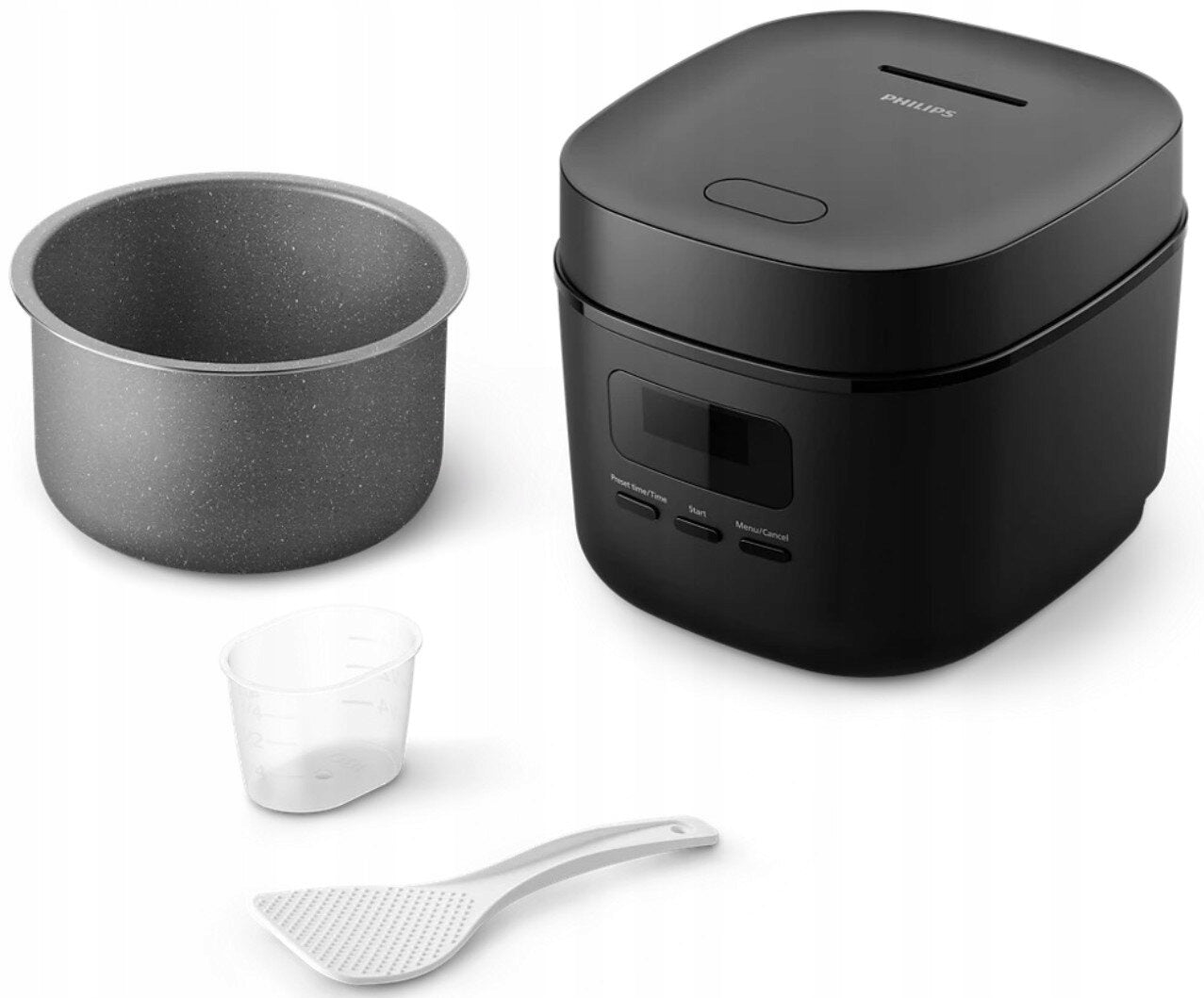 Philips Mini Rice Cooker with Dominant color black