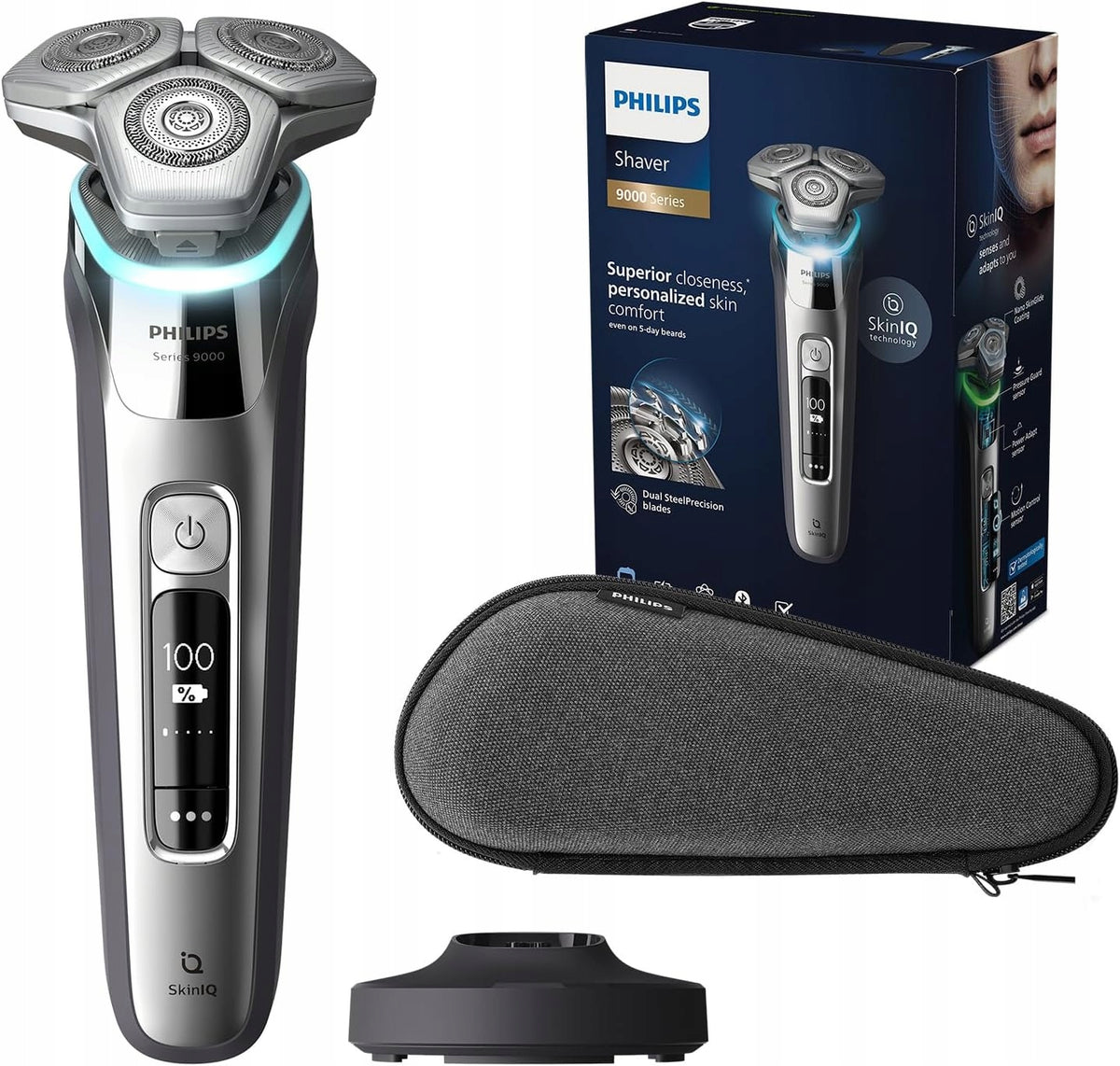 Philips S9975/35 Shaver Machine Trimmer Wet and Dry Case