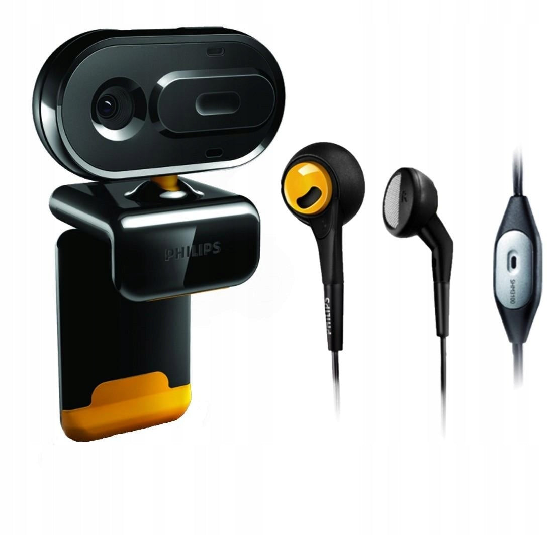 Philips SPZ2500 Webcam + Headphones
