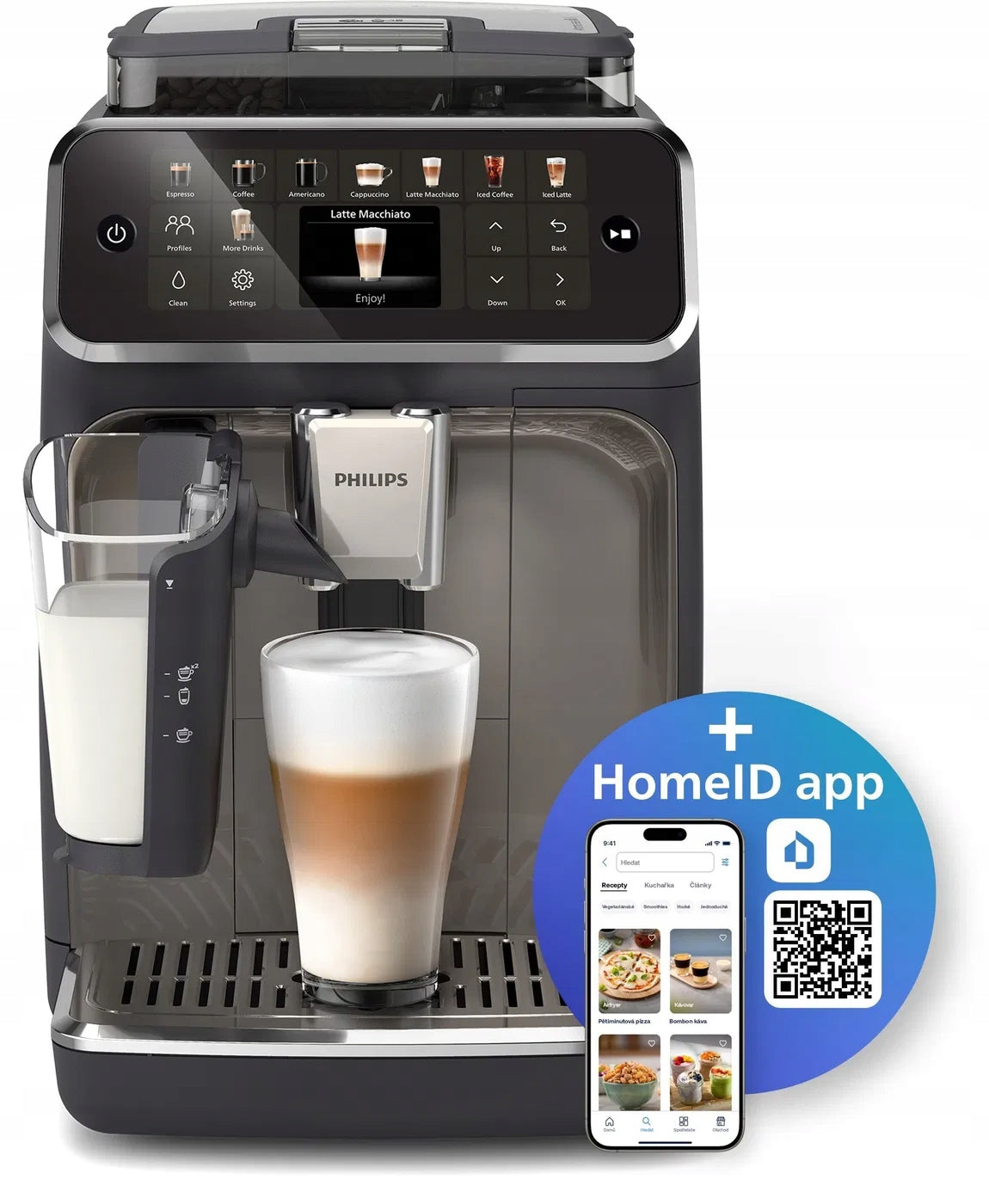 Philips Series 5500 LatteGo EP 5549/70, automatic coffee machine Brand Philips