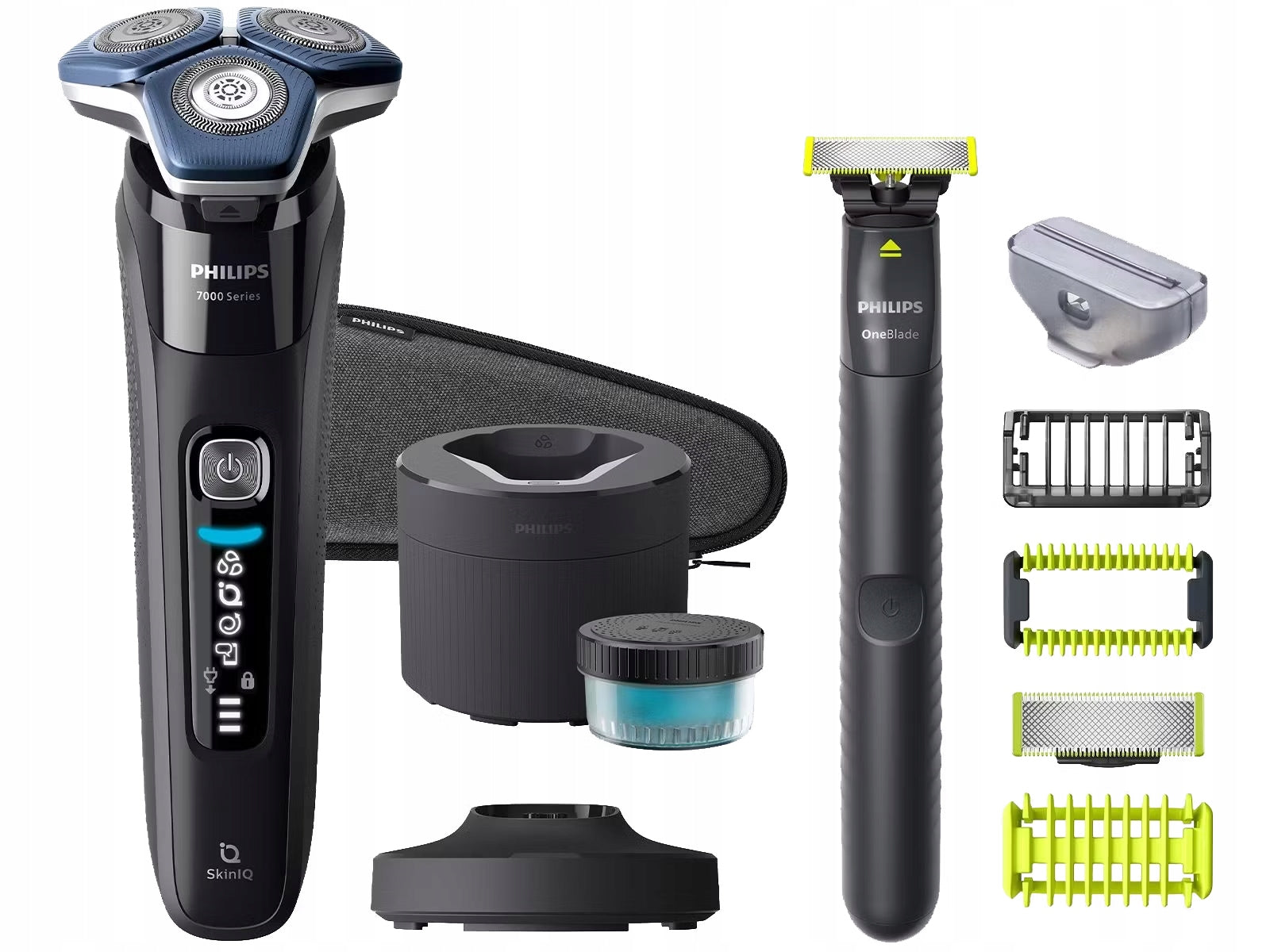 Philips Series 7000 +Philips OneBlade +Accessories +Etui