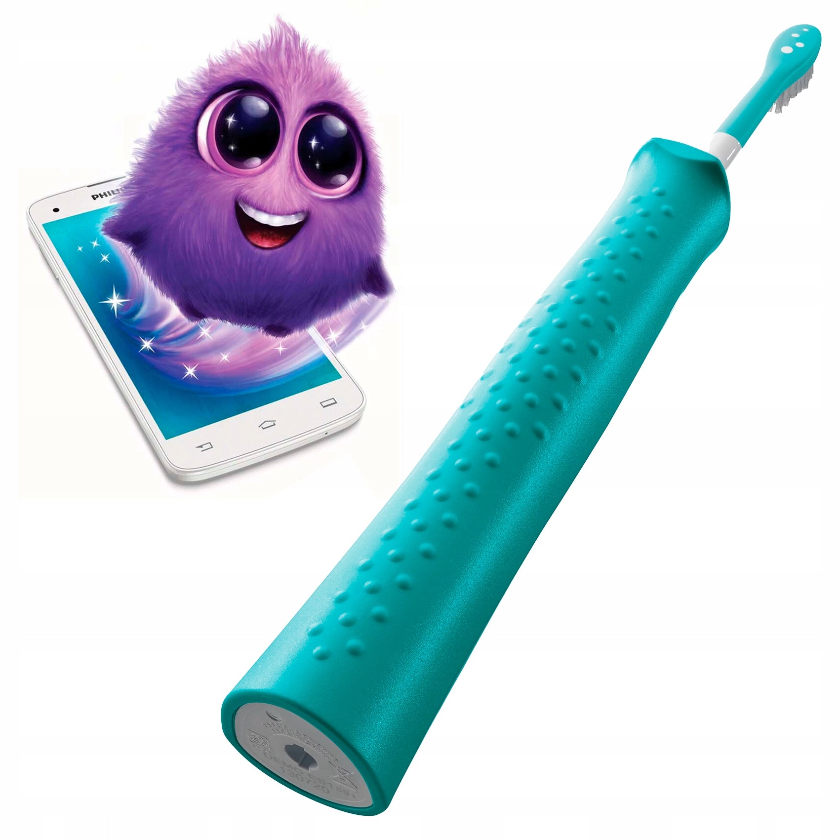 Philips Sonicare 3+ HX6322/04 sonic toothbrush for children blue Product weight with unit packaging 0.38 kg