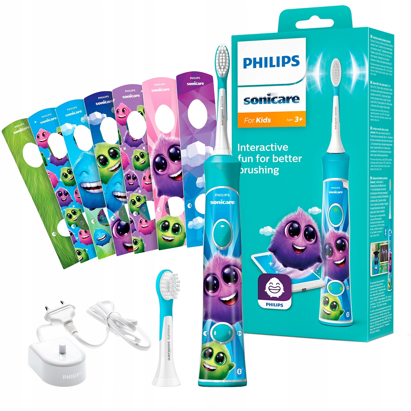 Philips Sonicare 3+ HX6322/04 sonic toothbrush for children blue