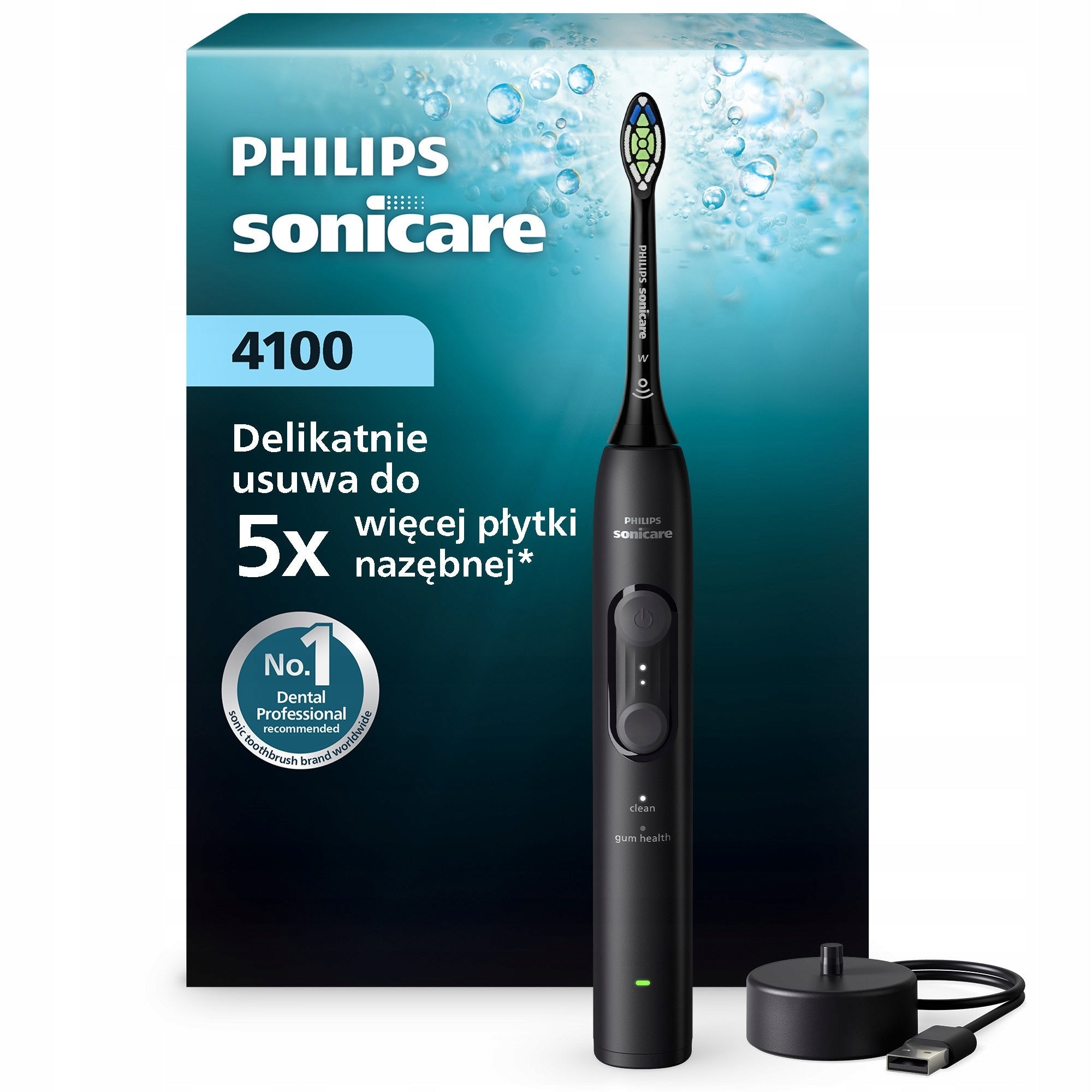 Philips Sonicare 4100 sonic toothbrush black HX4041/52