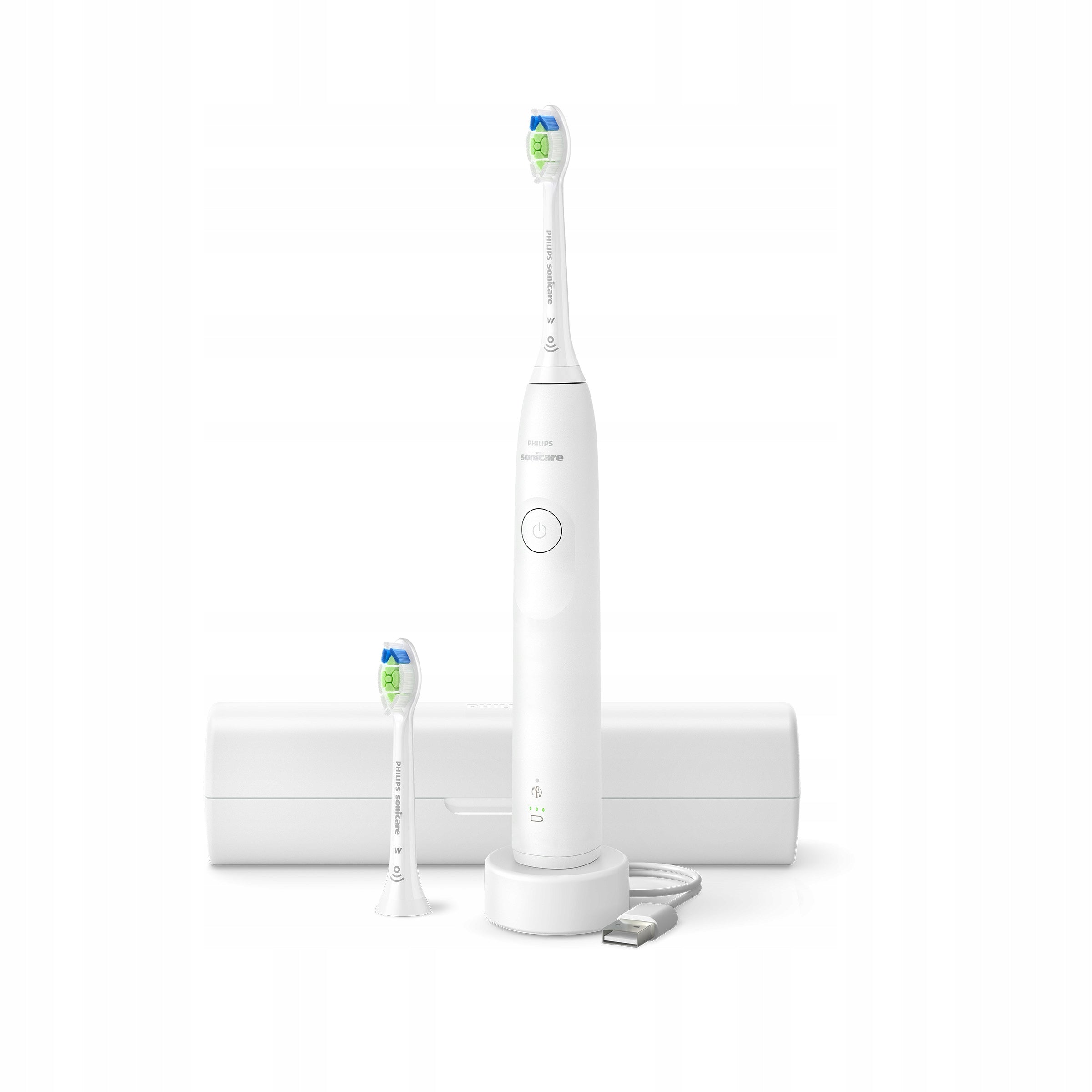 Philips Sonicare 5300 sonic toothbrush white case 2 tips HX7108/03 Kind toothbrush