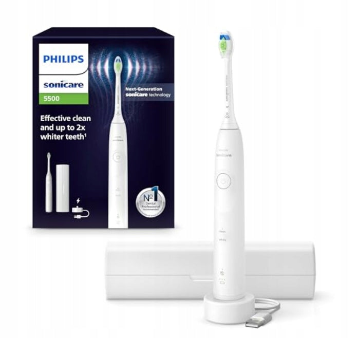 Philips Sonicare 5500 sonic toothbrush white travel case HX7110/02