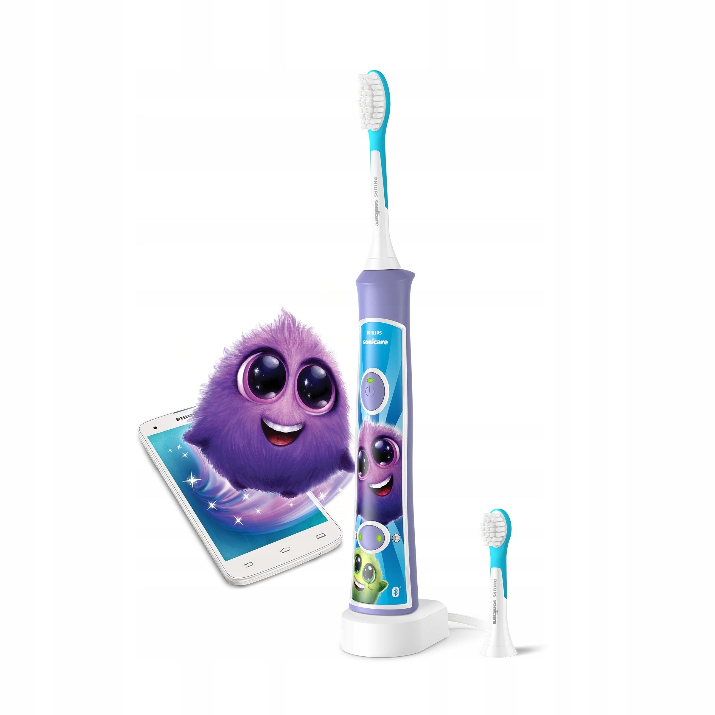 Philips Sonicare Kids sonic toothbrush for children purple HX6322/12 Brush type sonic