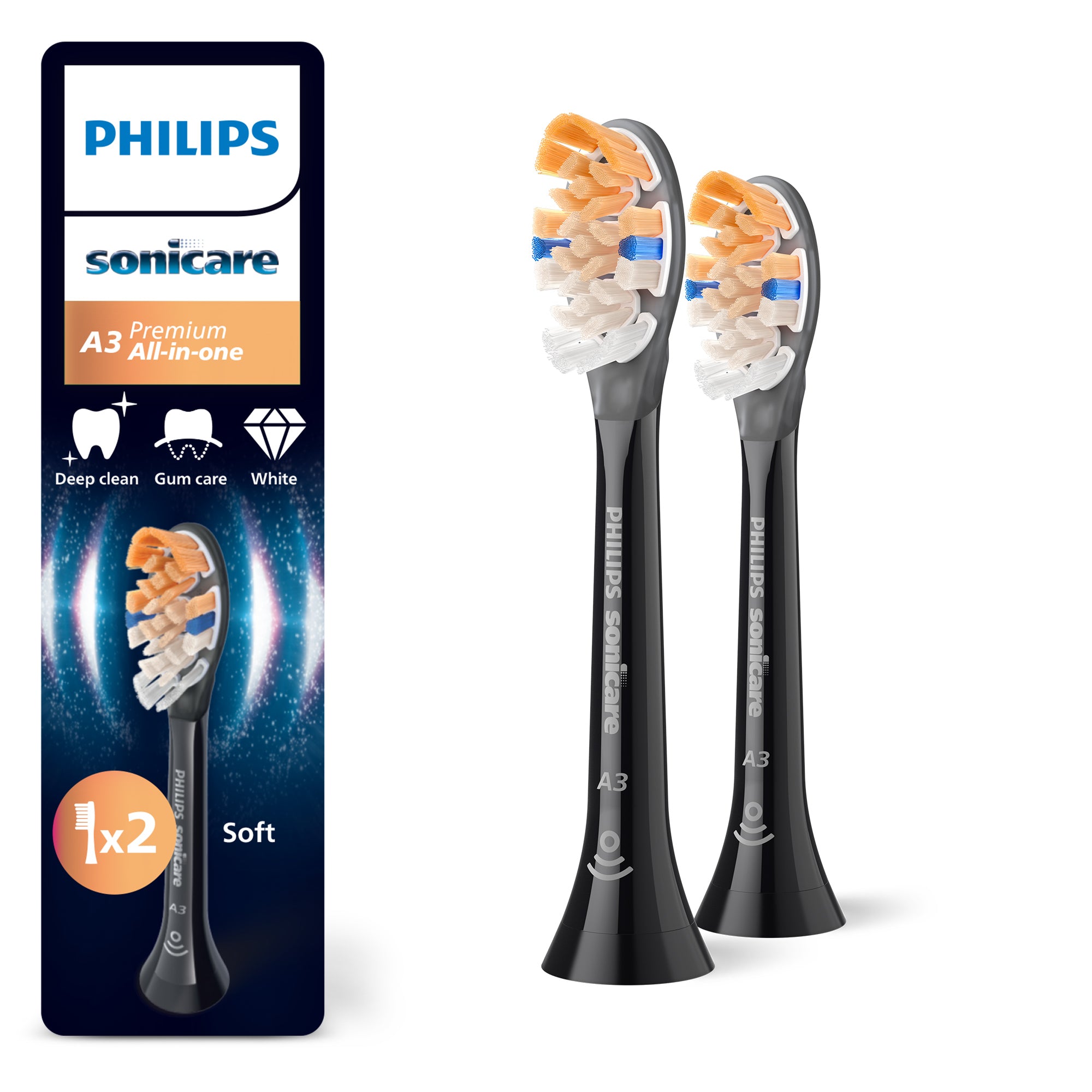 Philips Sonicare Premium All-in-One HX9092/88, Standardní velikost hlavice Brand Philips