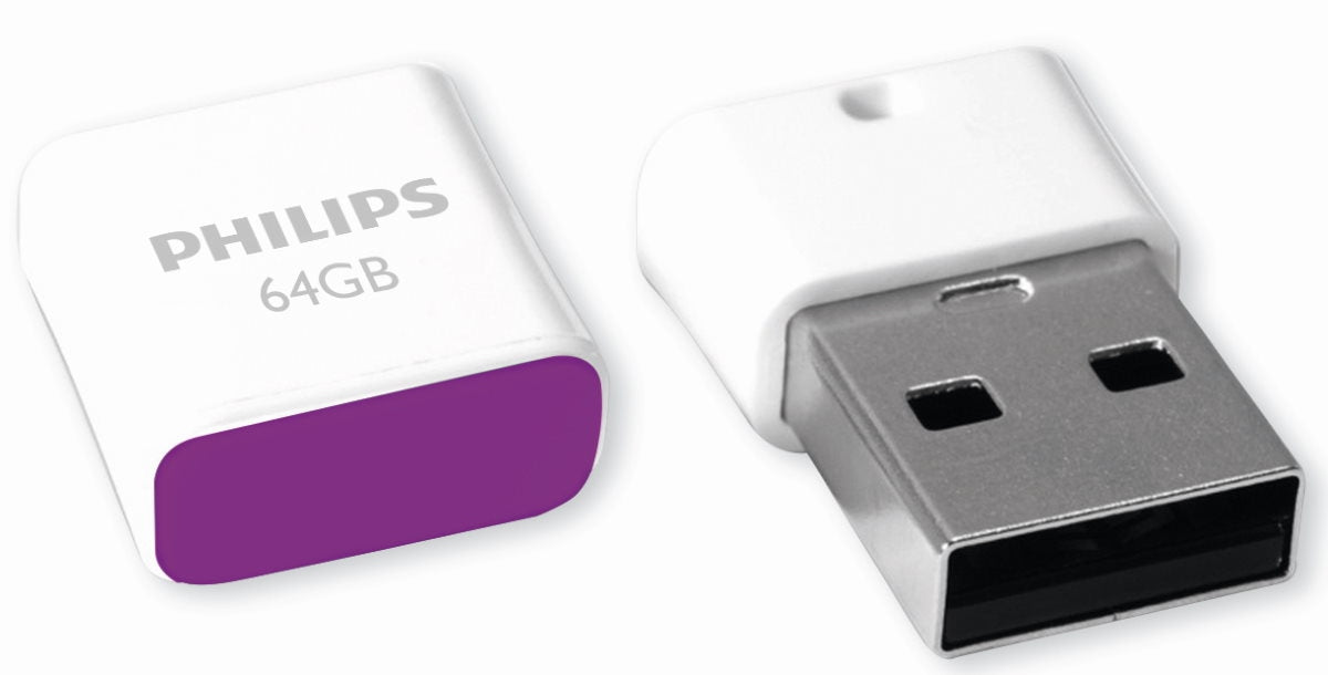 Philips USB 2.0 pendrive 64GB PICO Edition purple Manufacturer code FM64FD85B10
