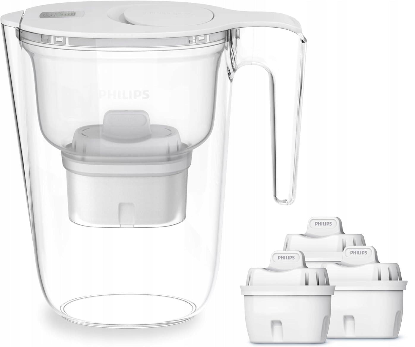 Philips Water filter jug + 3 filter cartridges Micro X-Clean 2,6 l