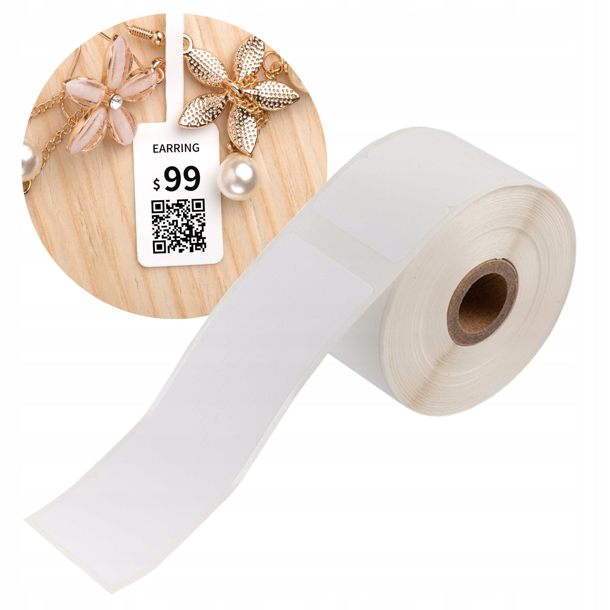 Phomemo Thermal Jewelry Labels 25x30-45 95pcs M110 M120 M200