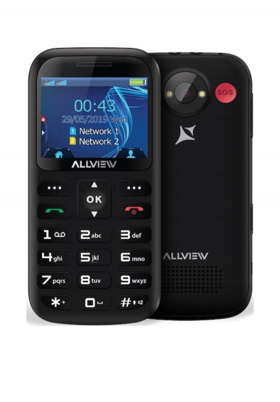 Phone Allview D2 Senior Dual SIM, black Brand Allview