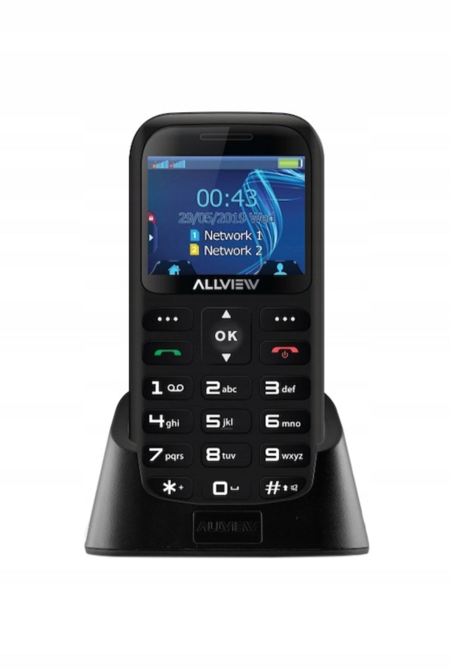 Phone Allview D2 Senior Dual SIM, black Built-in memory 32 GB