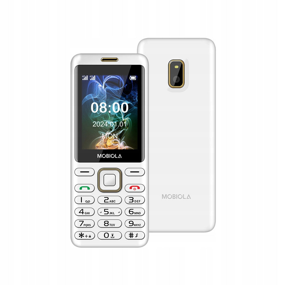 Phone For Senior Mobiola MB2400 2G TYPE-C White Solid Battery 1200 mAh EAN (GTIN) 8594203271487
