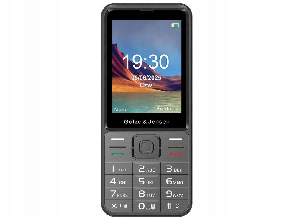 Phone GÖTZE & JENSEN GFE320 Black Built-in memory 30 MB