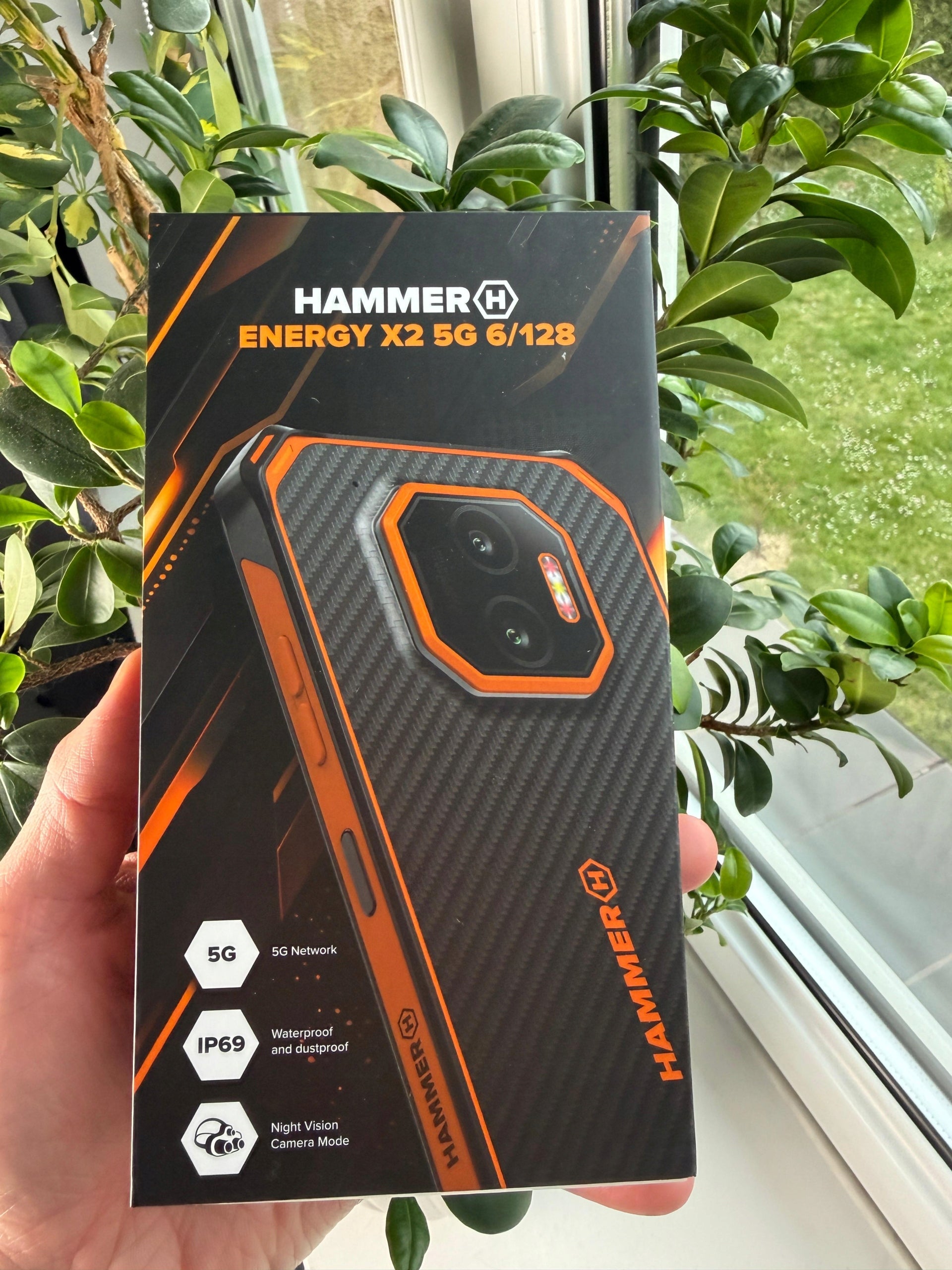 Phone HAMMER Energy X2 5G 6/128GB 6,1'' 50Mpix MIL-STD-810H NFC Manufacturer code TEL001063