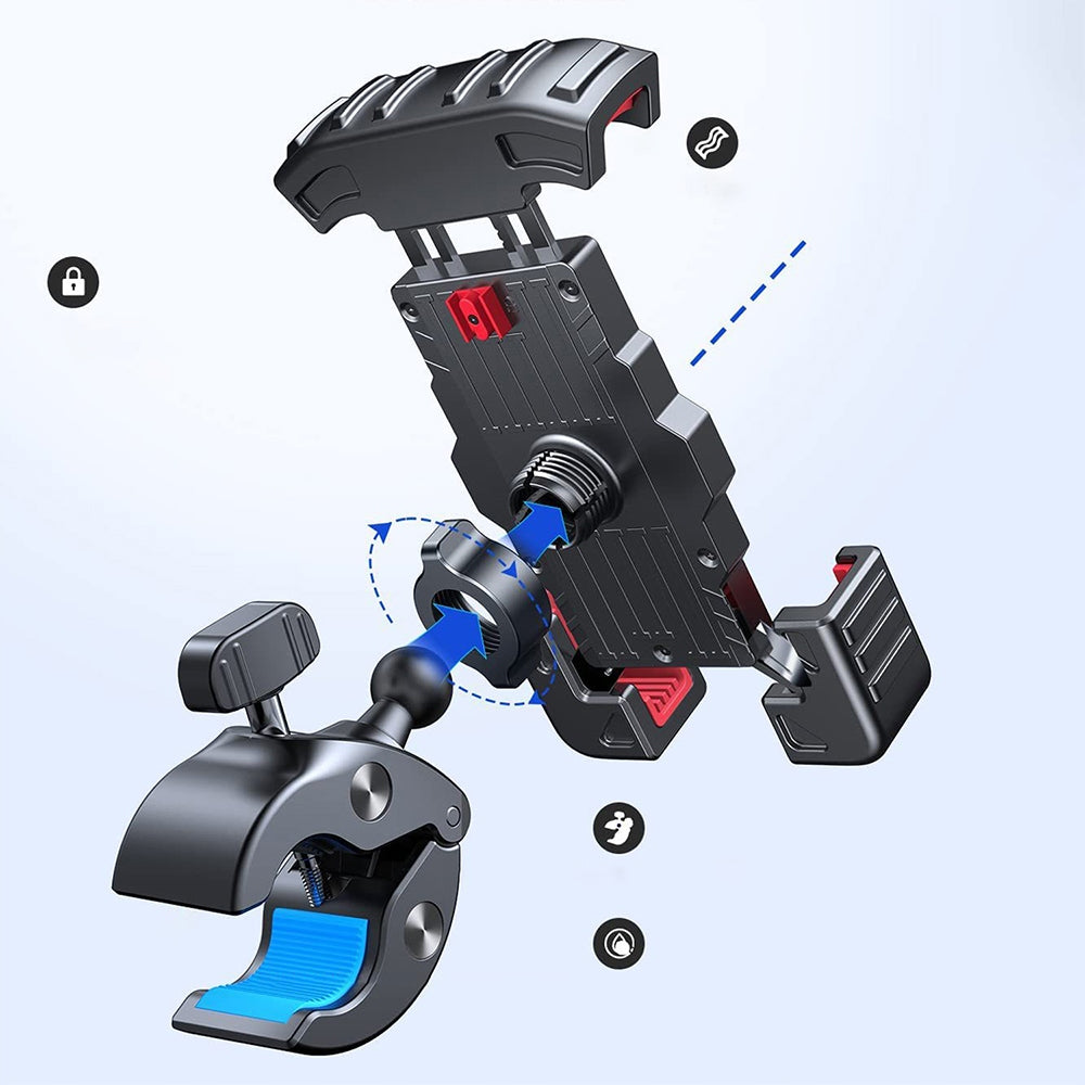 Phone Holder Motorcycle Bicycle Holder Anti-Vibration Anti-Shock For mobile