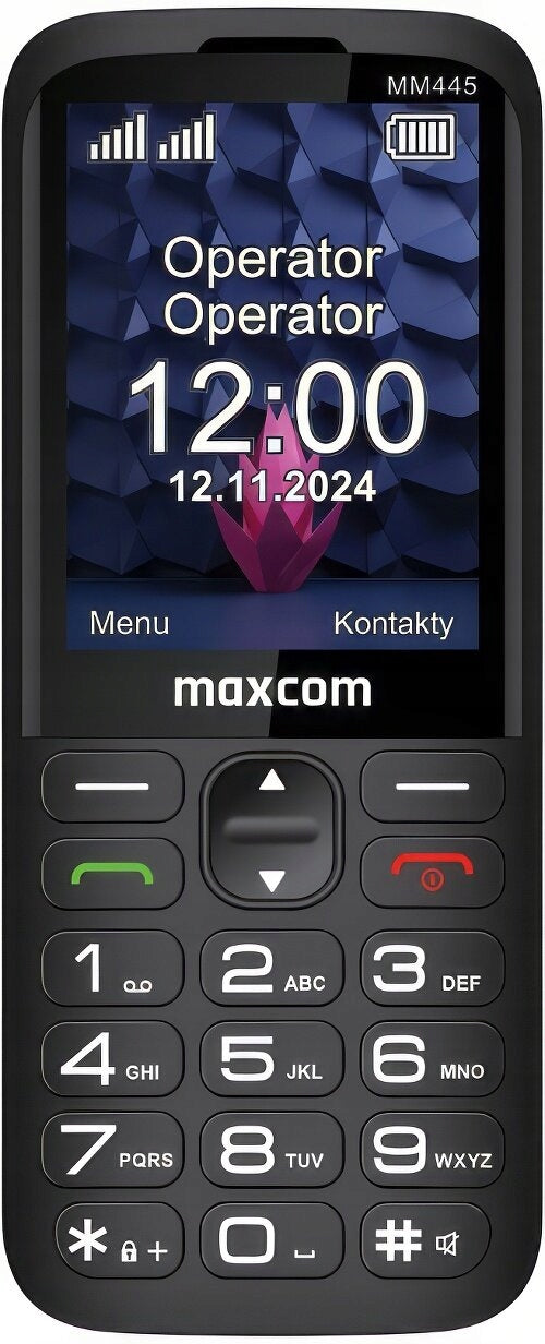 Phone MAXCOM MM445L 4G Black Built-in memory 32 GB