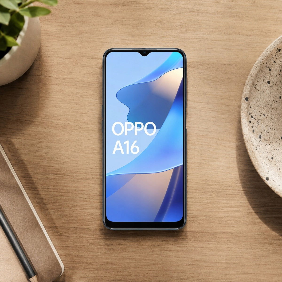 Phone Smartphone Oppo A16 3/32GB LTE Black USB Cable SIM Key Charger Brand Oppo
