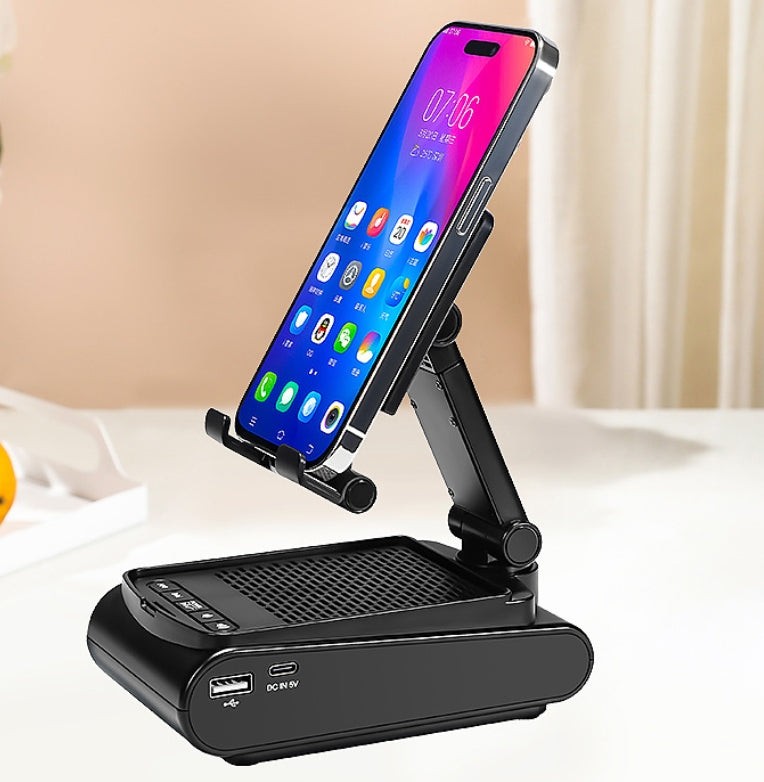 Phone Stand with Bluetooth HD Speaker for Game Music Movies